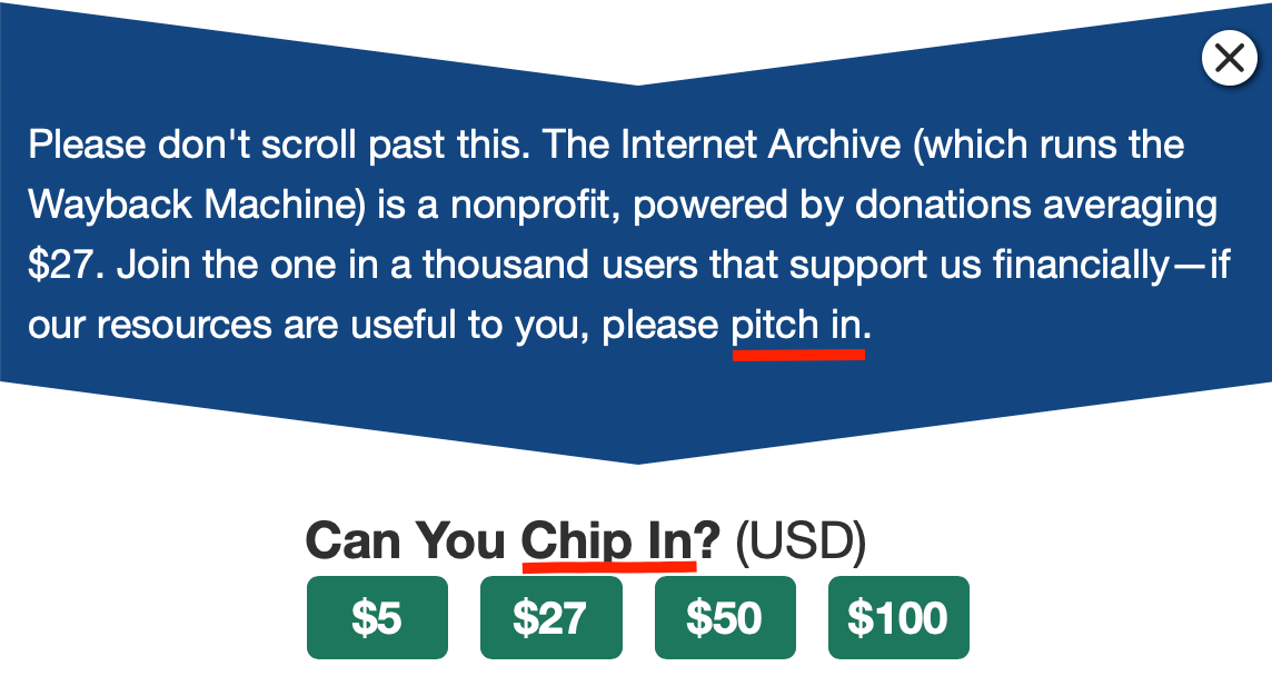 фразовые глаголы chip in и pitch in